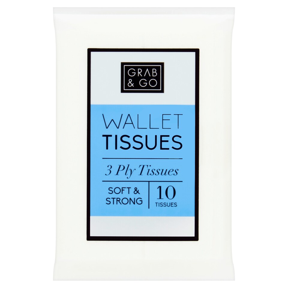Grab N Go Booklet Tissues 10 Pack