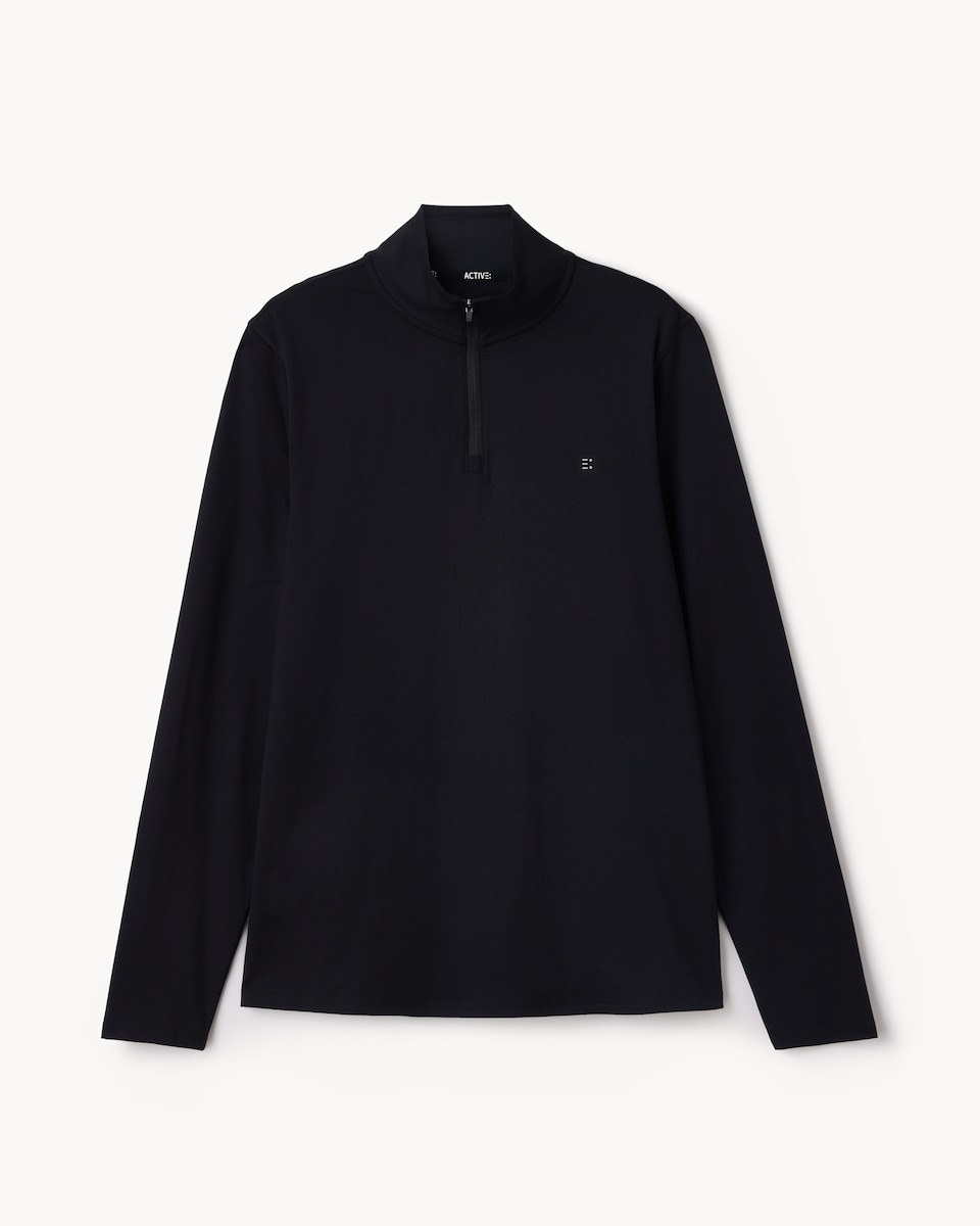 image 1 of F&F Active ULTRAMOVE High Neck Top in Black