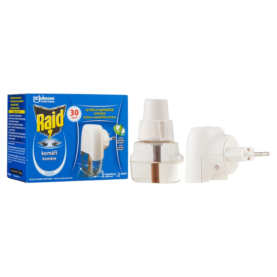 Obrázek 1 pro produkt Raid Elektrický insekticid s tekutou náplní 21ml