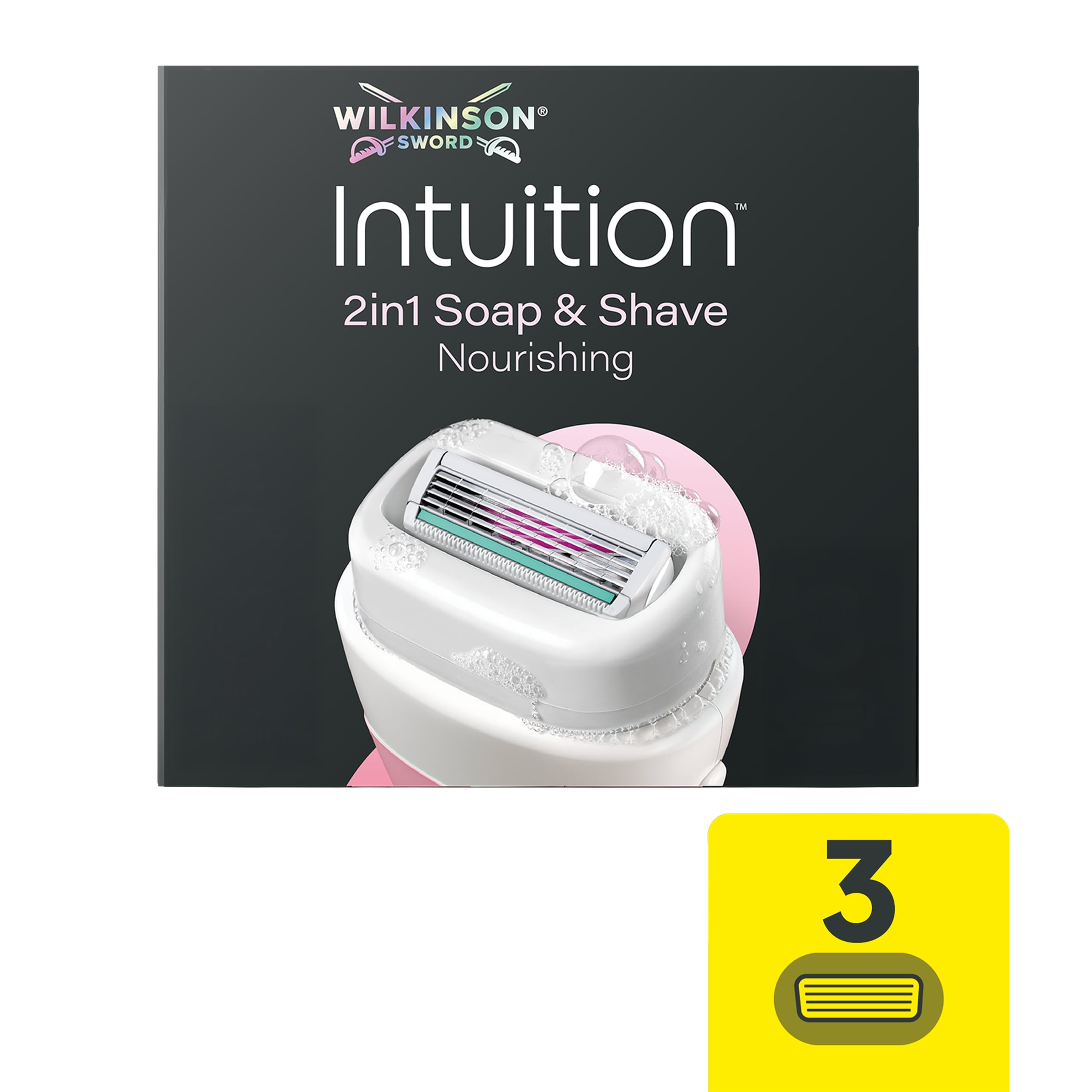 Wilkinson Sword Intuition 2in1 Nourishing Women's Razor Blade Refills x 3