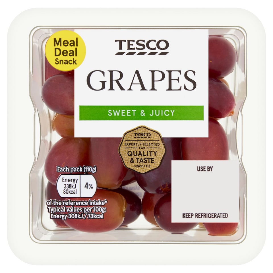 image 1 of Tesco Grapes 110G