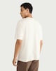 image 3 of F&F Edit Linen Rich Crew Neck T-Shirt in Cream