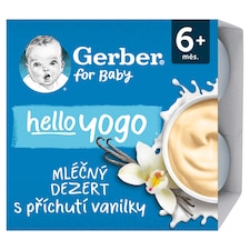 GERBER Hello You Milk Dessert with Vanilla Flavour 4 x 100g