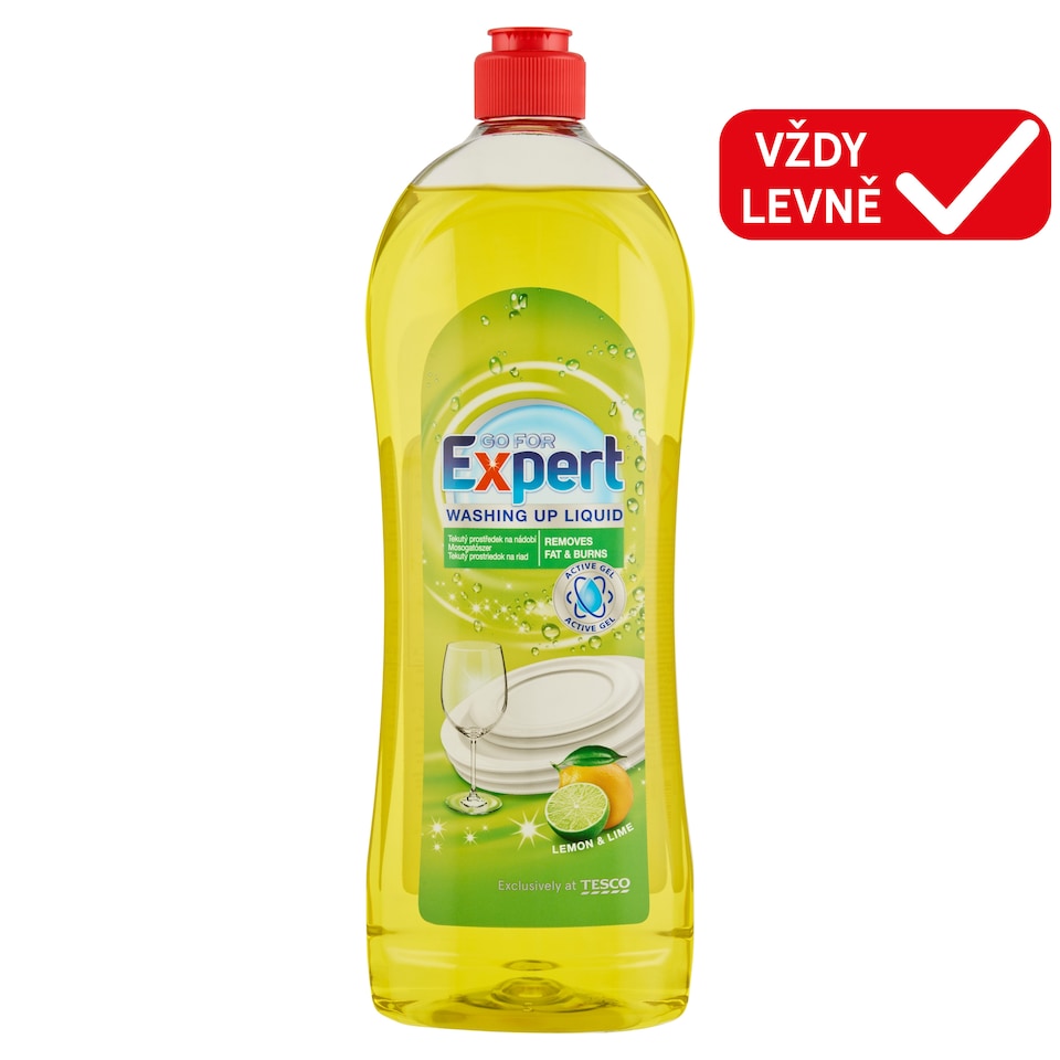 Go for Expert Lemon & Lime Washing Up Liquid 900ml