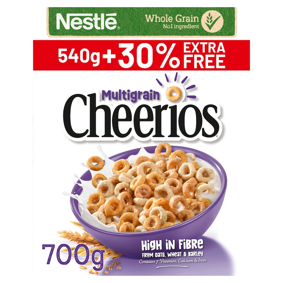image 1 of Nestle Cheerios Multigrain Cereal 700G