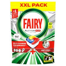 Fairy Platinum Plus 48 Lemon Dishwasher Tablets 745G