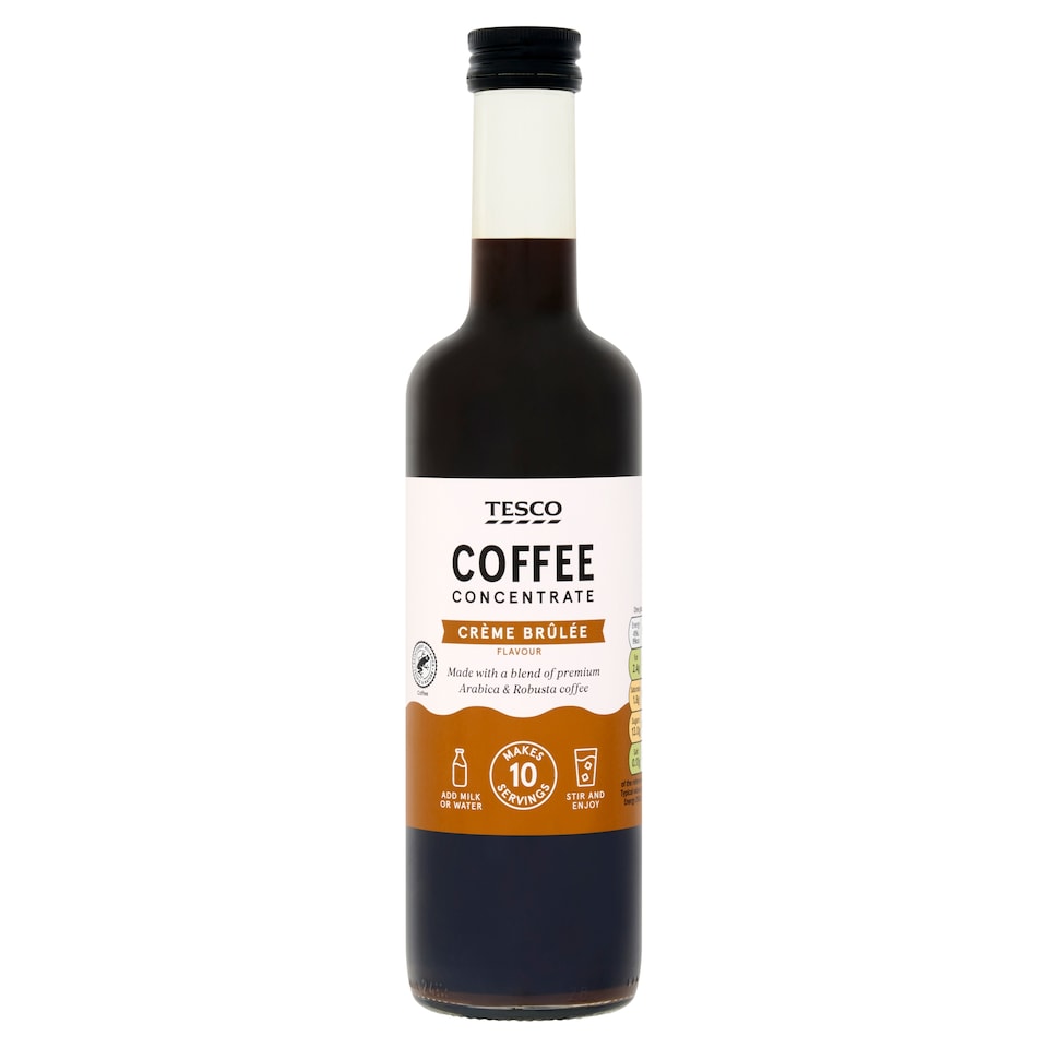Tesco Creme Brulee Flavour Coffee Concentrate 500ml