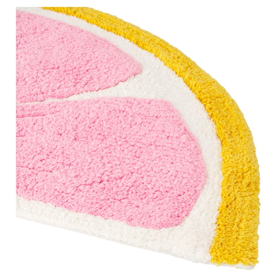 image 1 of F&F Home Grapefruit Design Bath Mat