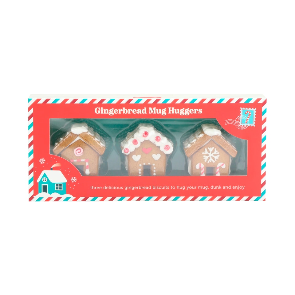 image 1 of KIMM & MILLER GINGERBREAD MUG HUGGERS X 3