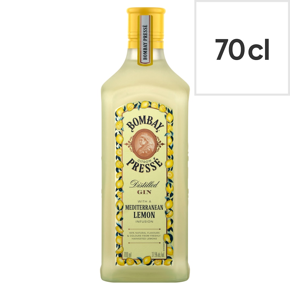 Bombay Citron Presse Distilled Gin - Mediterranean Lemon 70cl