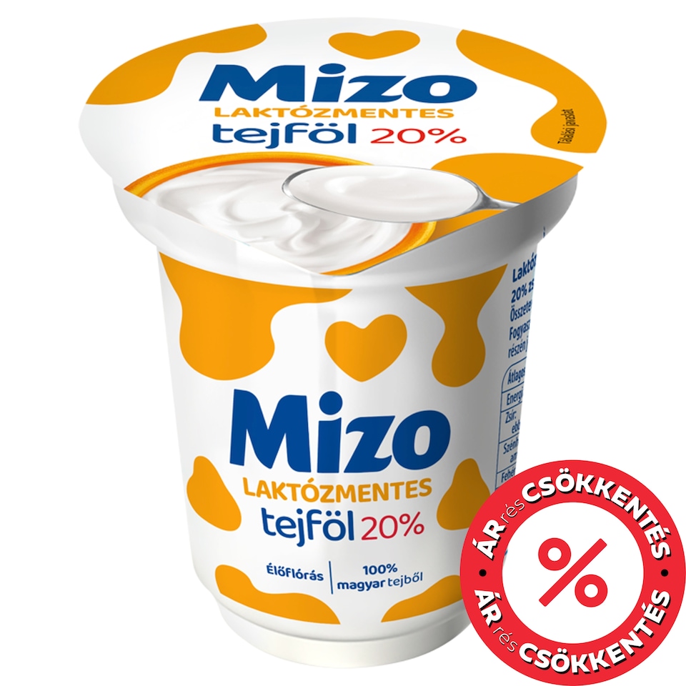 Mizo Lactose-Free Sour Cream 20% 150 g