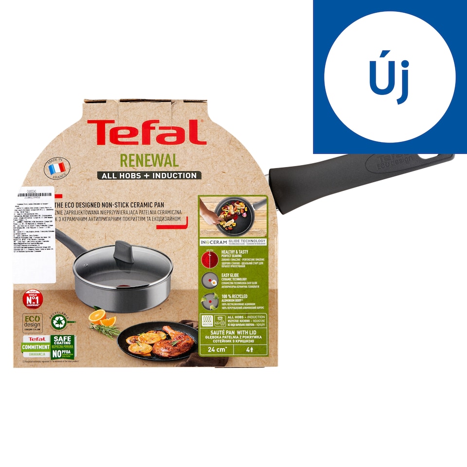 Tefal Renewal lábas 24 cm + fedő