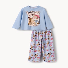 Disney Toy Story Pure Cotton Bullseye & Jessie Pyjama Set in Pink