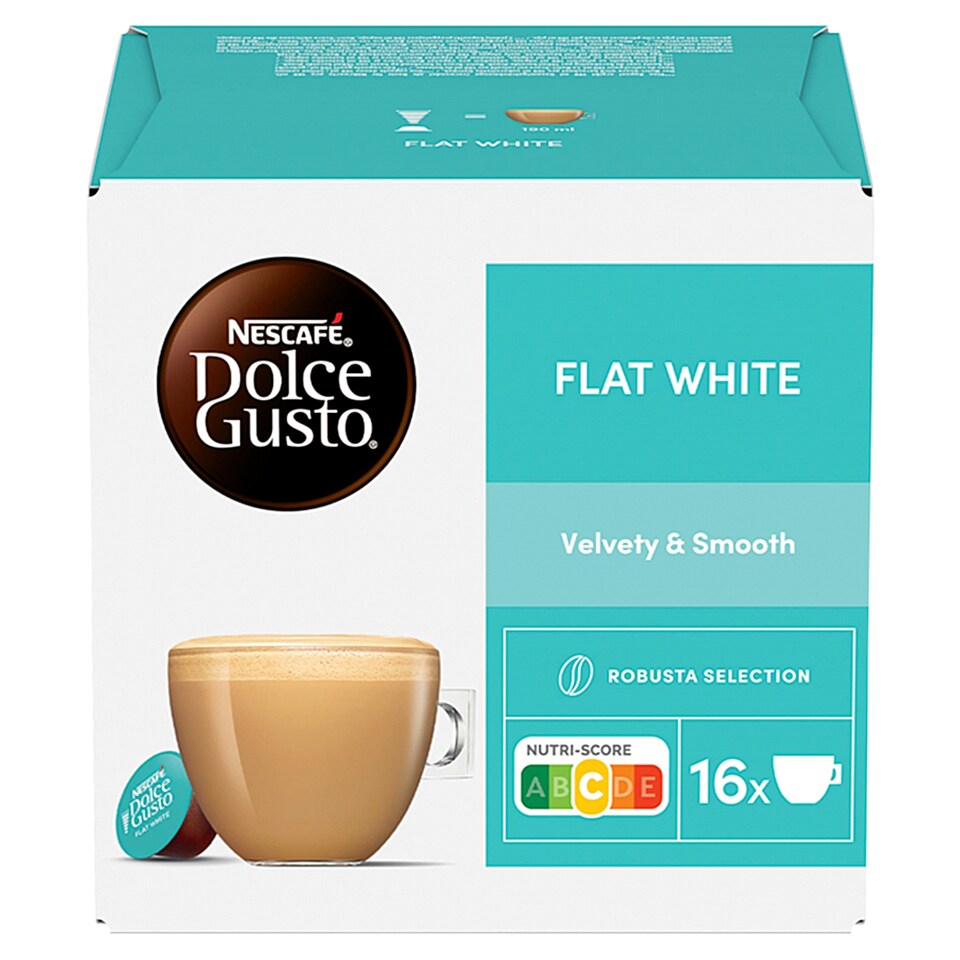 image 1 of NESCAFÉ® Dolce Gusto® Flat White - Coffee Capsules - 16 pcs