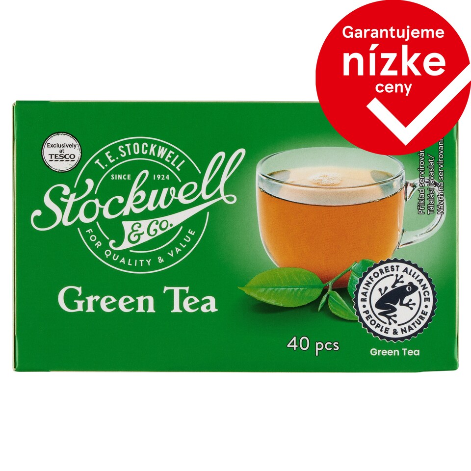 Stockwell & Co. Green Tea 40 x 1.75 g (70 g)