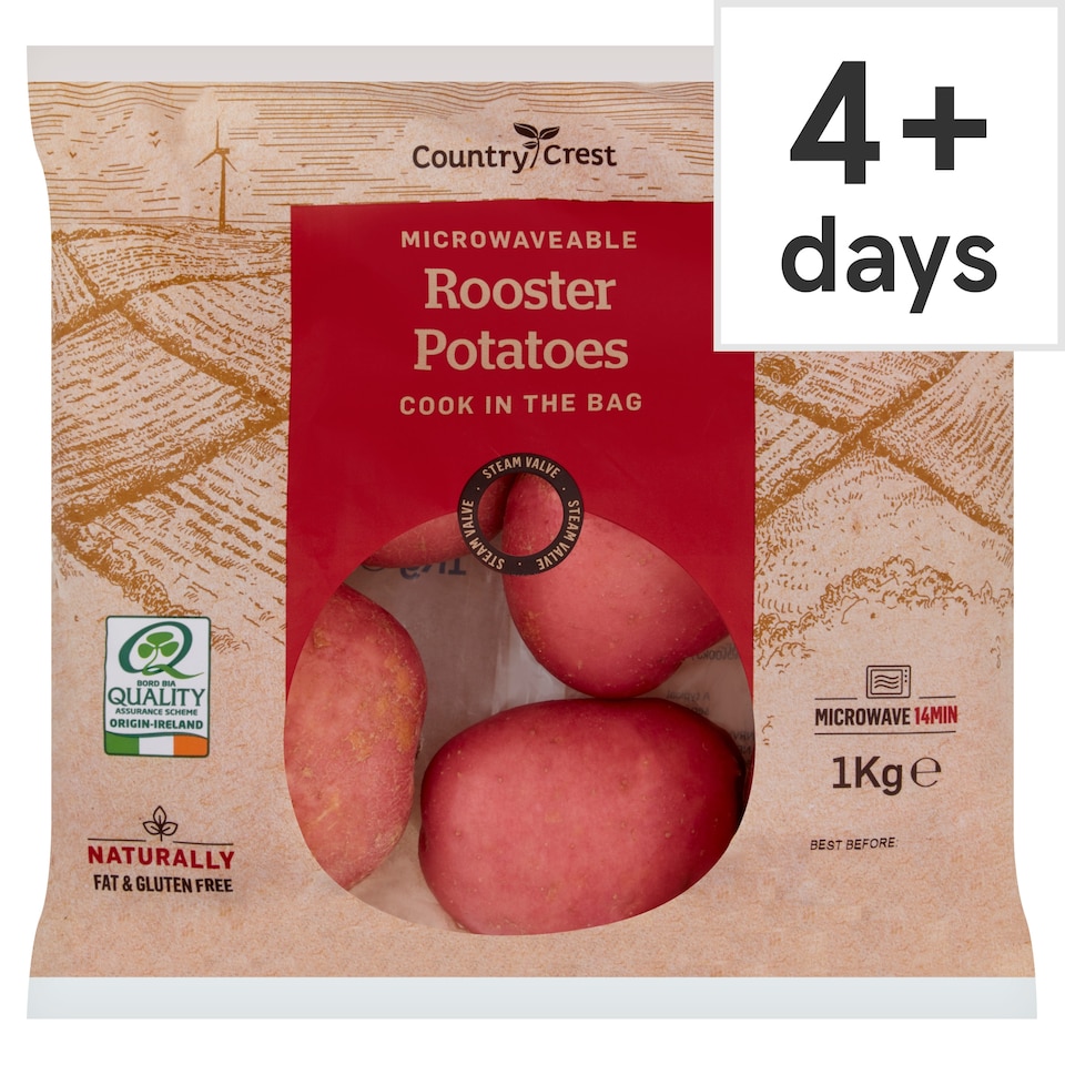 Cntry Crest Rooster Potatoes Microwavable 1Kg