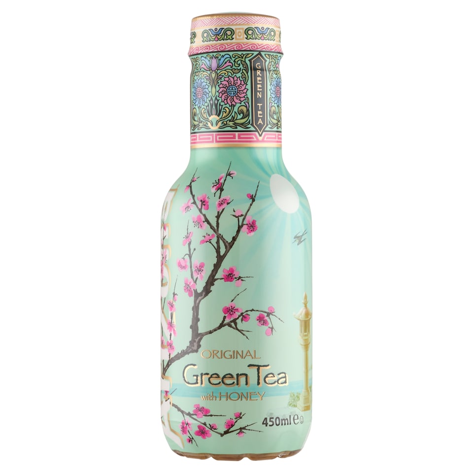 Arizona zöld tea és méz ízű szénsavmentes üdítőital cukorral és édesítőszerrel 450 ml