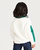 image 3 of F&F Boys Cotton Rich Athletics Dept Slogan Rugby Sweatshirt in Cream