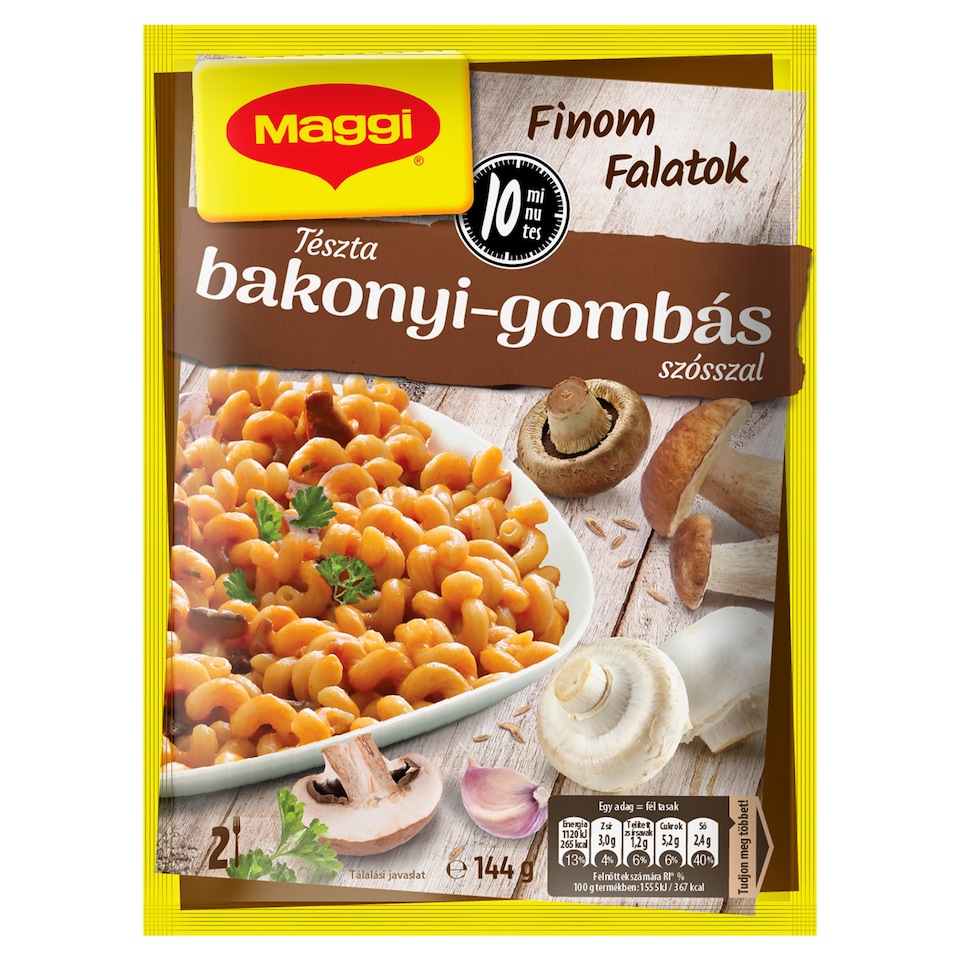 Maggi Finom Falatok tészta bakonyi-gombás szósszal 144 g