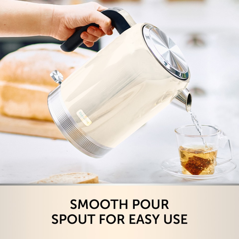 image 1 of Breville High Gloss Kettle Cream