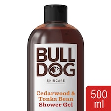 Bulldog Skincare Tonka Bean & Cedarwood Men's Shower Gel 500ml