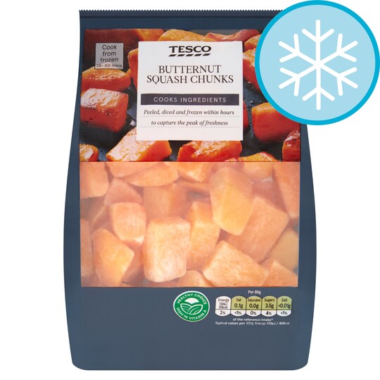 Tesco Butternut Squash Chunks 500G Tesco Groceries