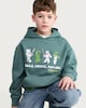 image 1 of Minecraft Cotton Rich Build Create Explore Hoodie in Green
