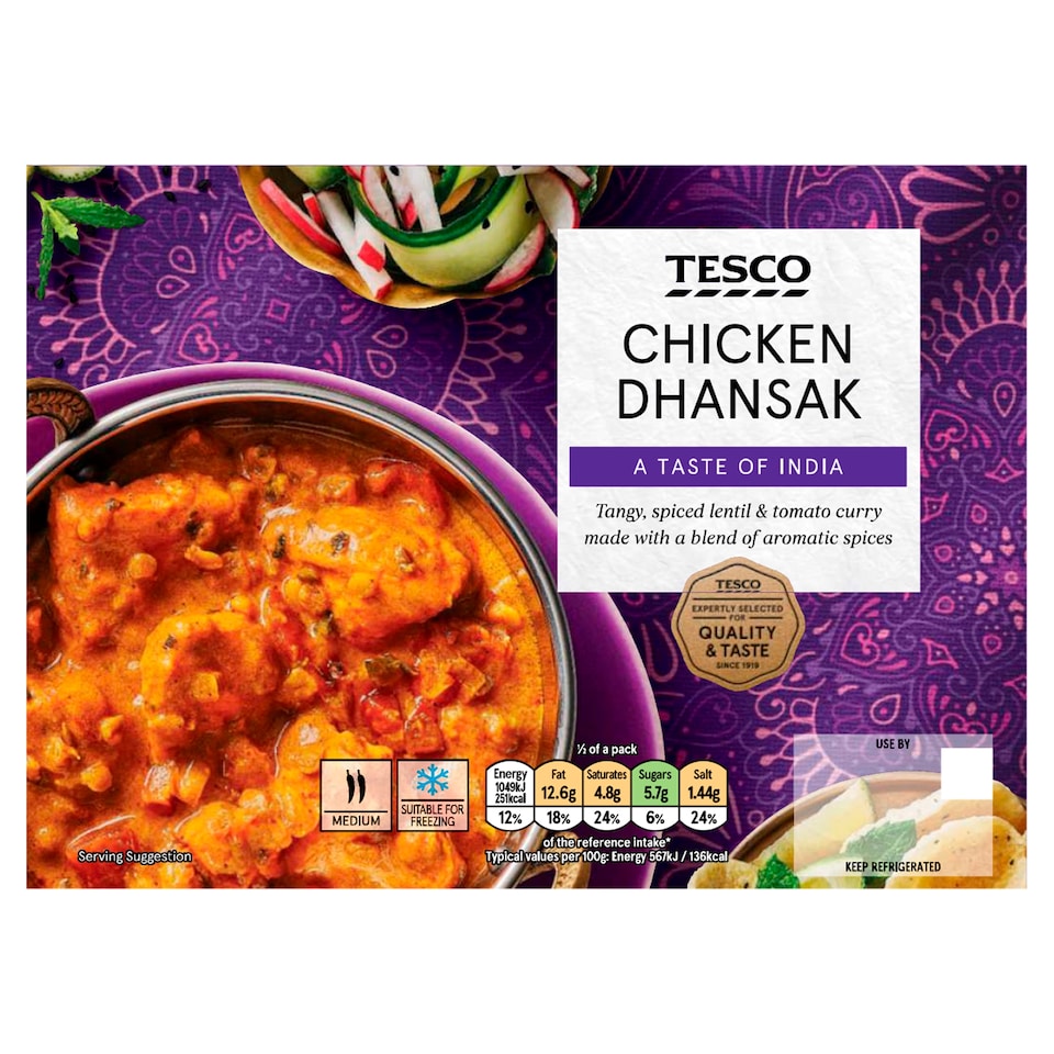 Tesco Chicken Dhansak 400g