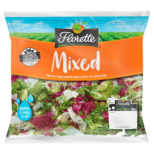 Florette Mixed Salad 180G Tesco Groceries