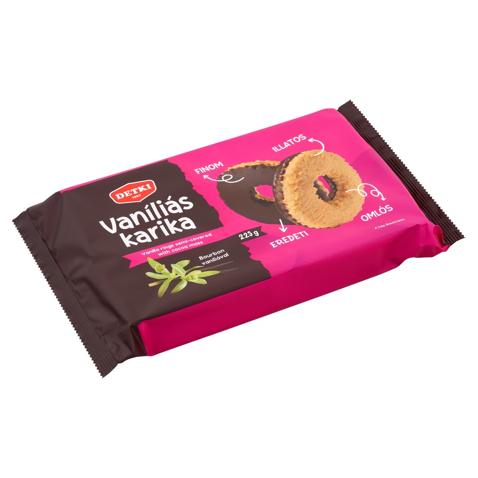 Detki vaníliás karika 225 g  1. kép
