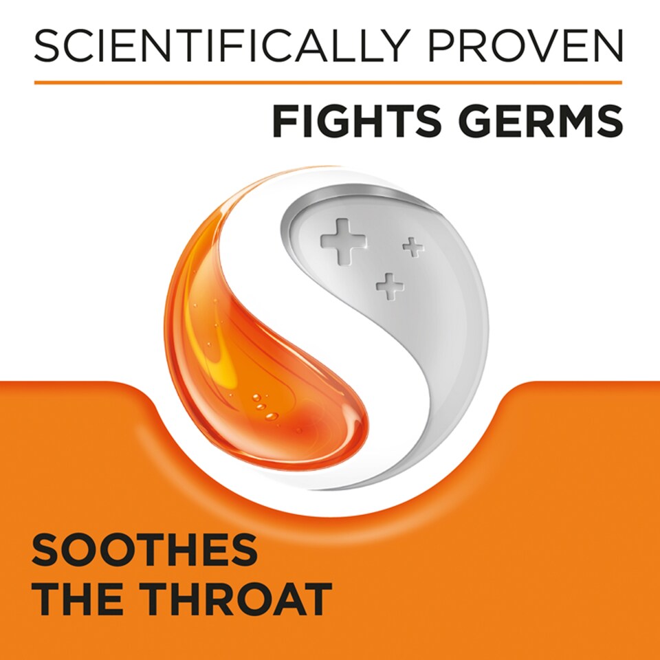 image 1 of Strepsils Orange Sore Throat Lozenges with Vitamin C - 36s
