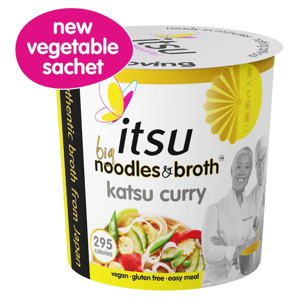 image 1 of itsu BIG katsu Curry instant noodles & broth pot 96g
