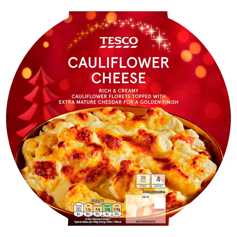 Tesco Cauliflower Cheese 600G