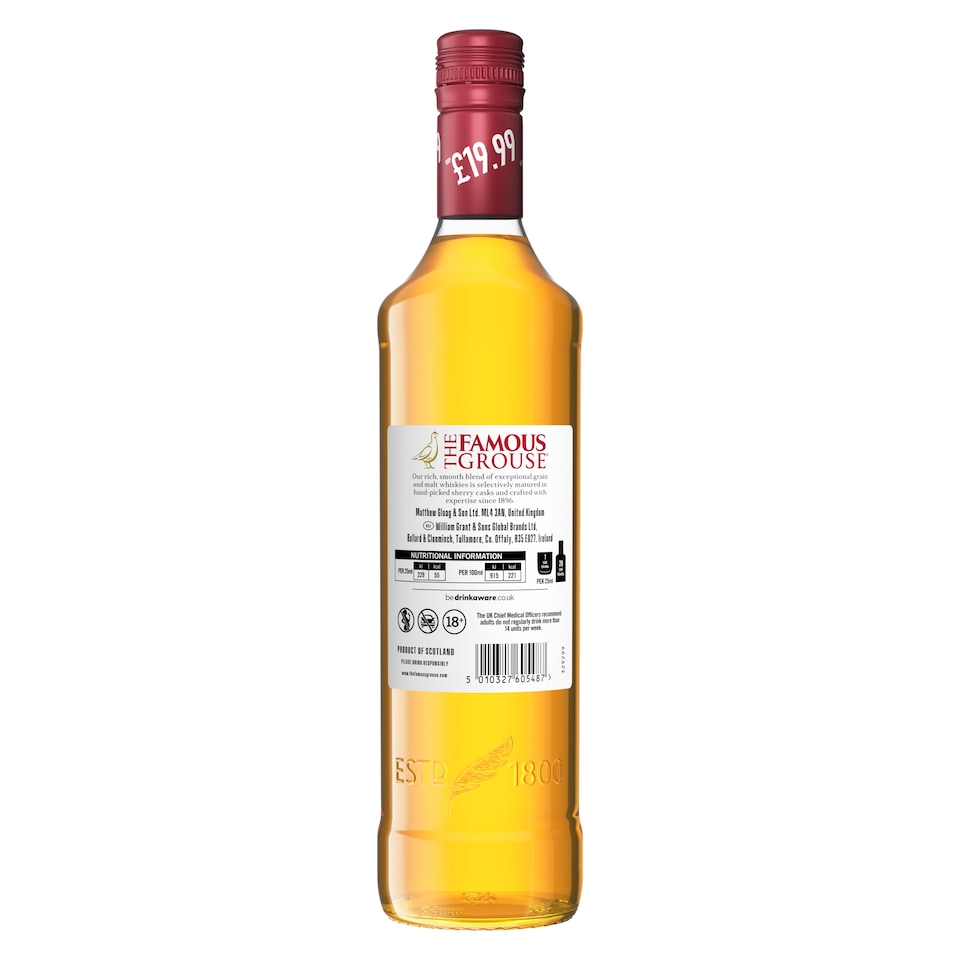 image 1 of The Famous Grouse Finest Blended Scotch Whisky 70cl