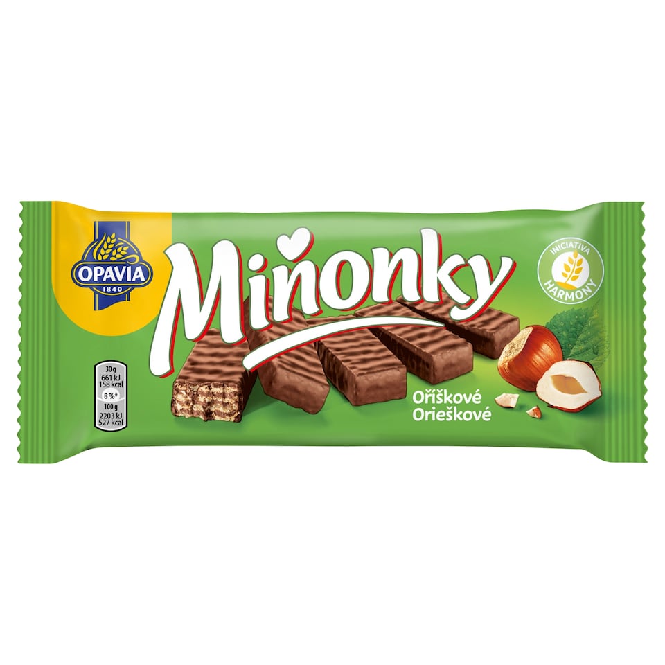 Opavia Miňonky Orieškové oplátky 50 g
