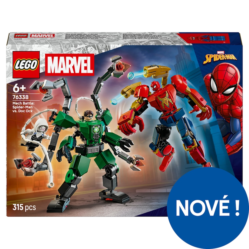 Obrázek 1 pro produkt LEGO ǀ Marvel 76338 Bitva robotů: Spider-Man vs. Doc Ock