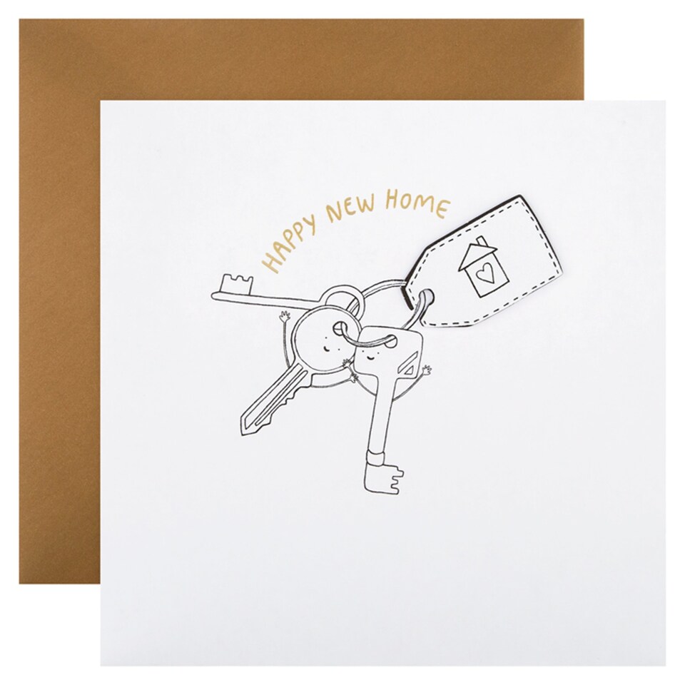 image 1 of Hallmark New Home Card Happy New Home (3D)