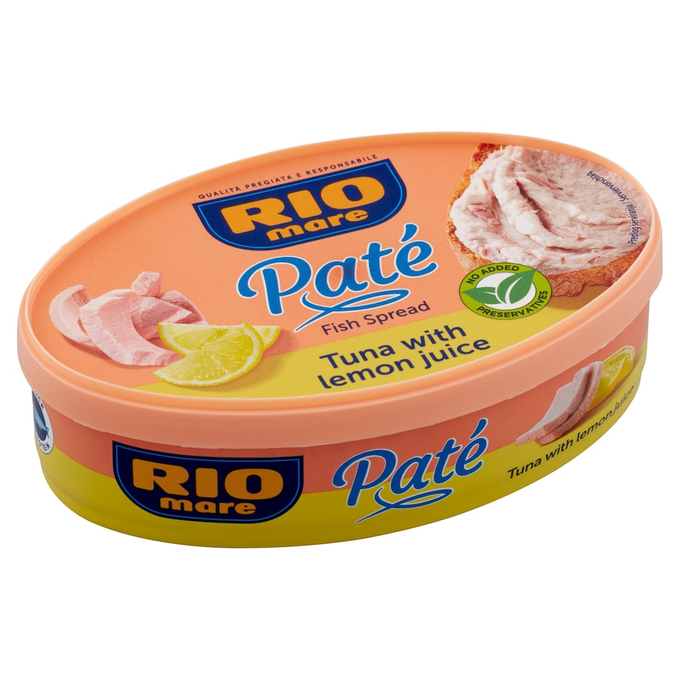 Rio Mare Paté Ovál Tuňákový krém s citronovou šťávou 115g
