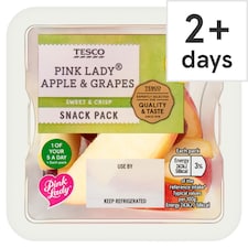 Tesco Pink Lady Apple & Grape Pot 100G