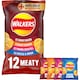image 2 of Walkers Meaty Variety Multipack Crisps 12x25g