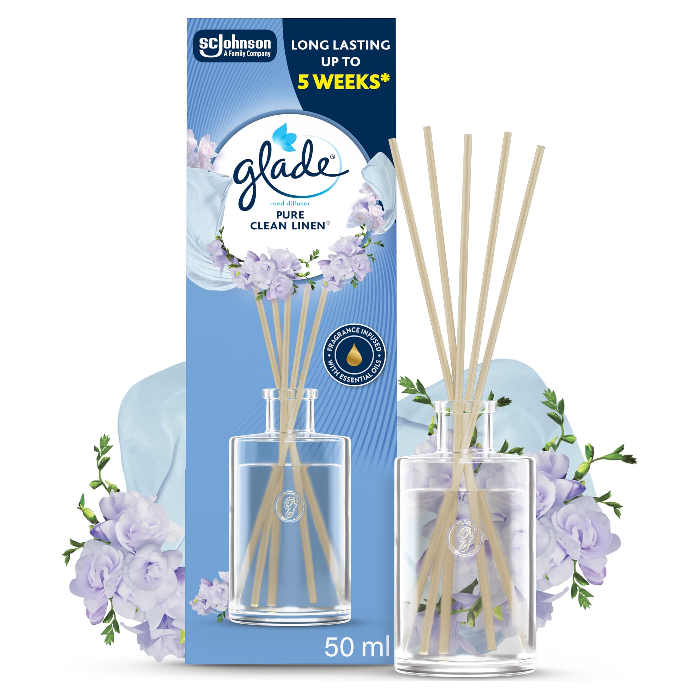 Glade Reed Diffuser Clean Linen 50ml