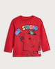 image 4 of Mr Men and Little Miss Mr. Strong Long Sleeved Top in Red