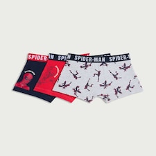 Marvel Spider-Man 3-Pack Cotton Rich Trunks in Multi