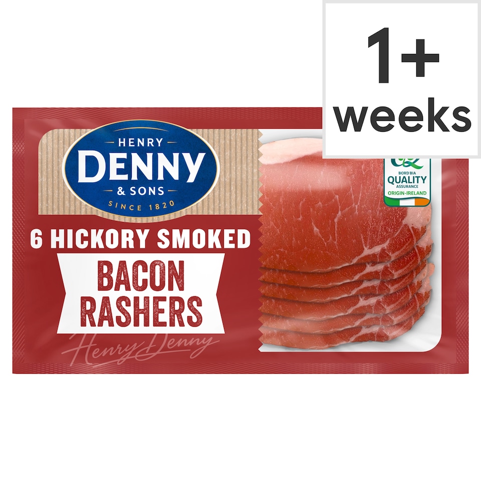 Denny 6 Hickory Smoked Rashers 180G