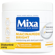 Mixa Niacinamide Bright hydratačný krém proti tmavým škvrnám, 400 ml