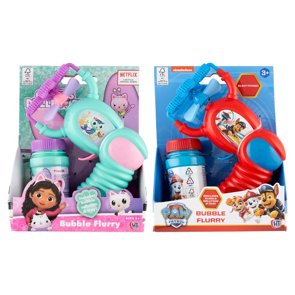 HTI Bubble Flurry buborékfújó játék