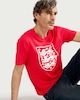 image 1 of England Cotton Rich Three Lions T-Shirt in Red