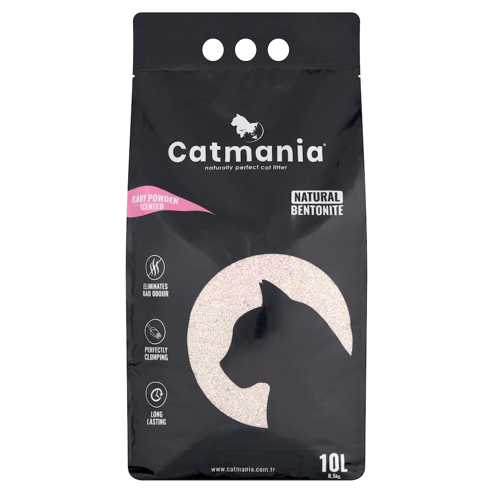 Catmania Baby Powder illatú macskaalom 10 l