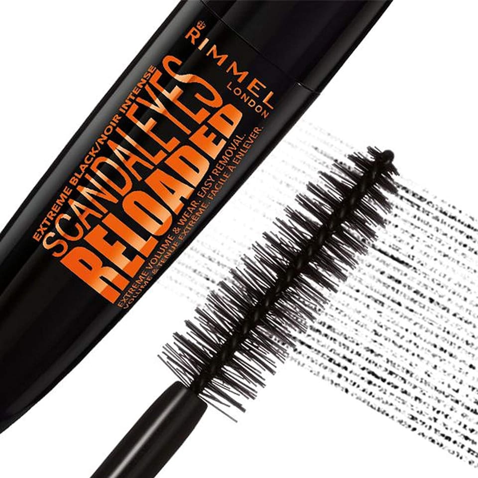 image 1 of Rimmel London Scandaleyes Reloaded Mascara - Extreme Black 12ml