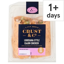 Crust & Co Louisiana Style Cajun Chicken Wrap 186g